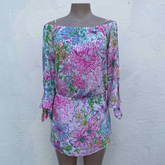 Lilly Pulitzer Multicolor Floral Skirt